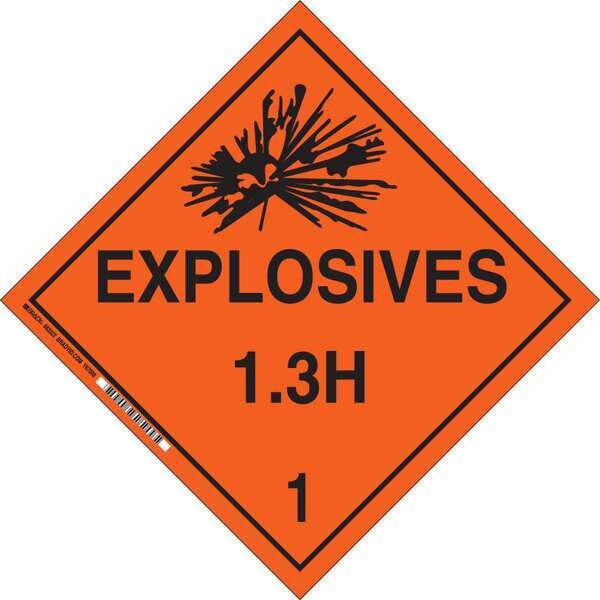 DOT Container Placard, 10-3/4