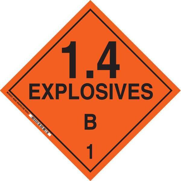 DOT Container Placard, 10-3/4