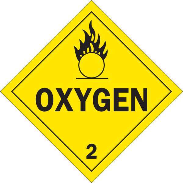 Vehicle Placard, 10-3/4 In., Black/Yellow