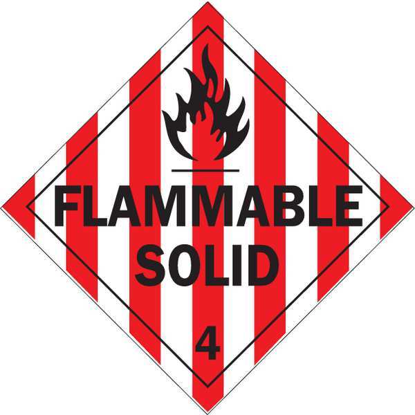 DOT Container Placard, 10-3/4