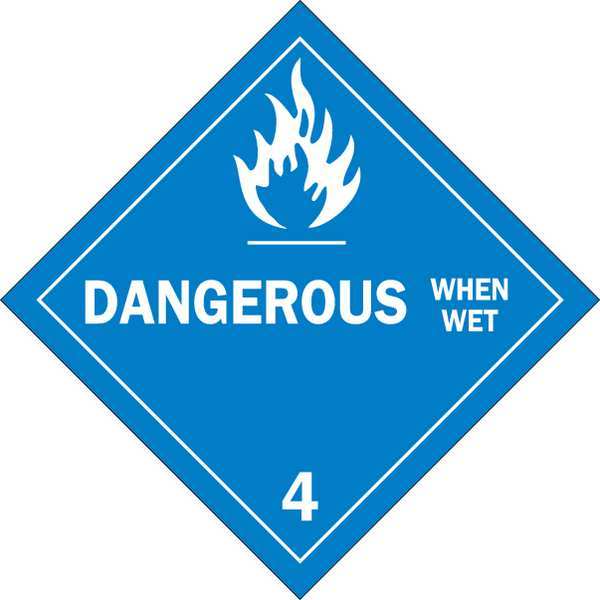 DOT Container Placard, 10-3/4