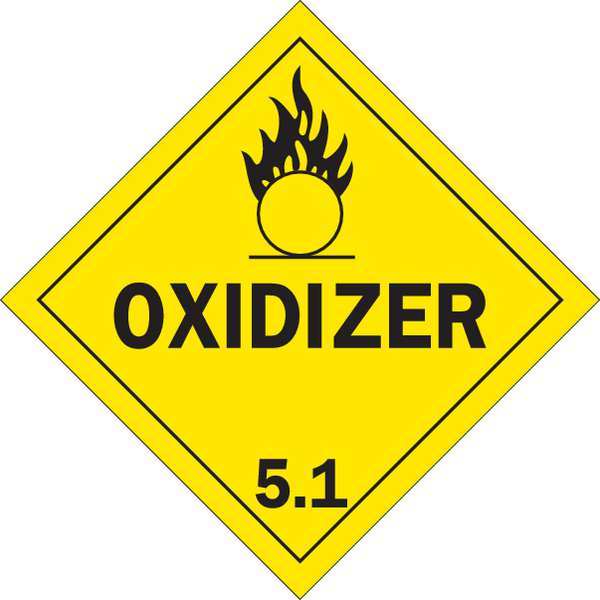 DOT Container Placard, 10-3/4