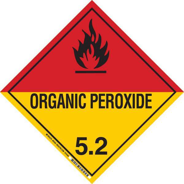 DOT Container Placard, 10-3/4