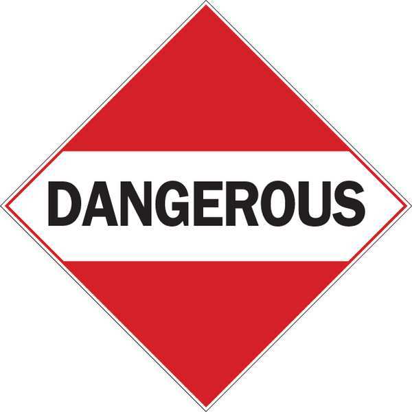 DOT Container Placard, 10-3/4