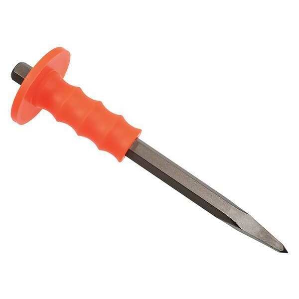 Handguarded Bullpoint Chisel, 12in L