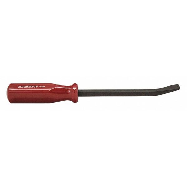 Screwdriver Handle Pry Bar, 12in L, Steel