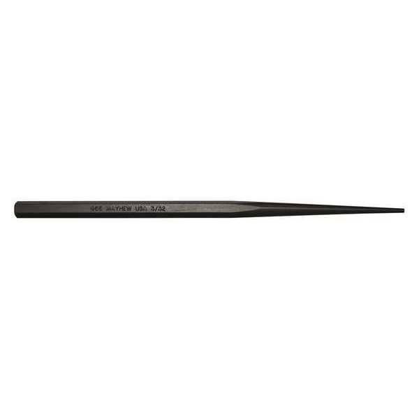 Line Punch, 8in L, 3/32in Tip, Steel, BO