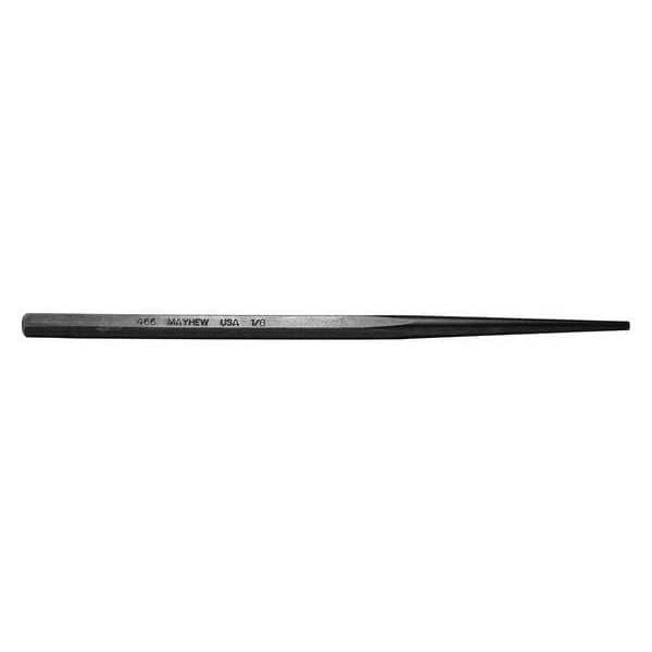 Line Punch, 8in L, 1/8in Tip, Steel