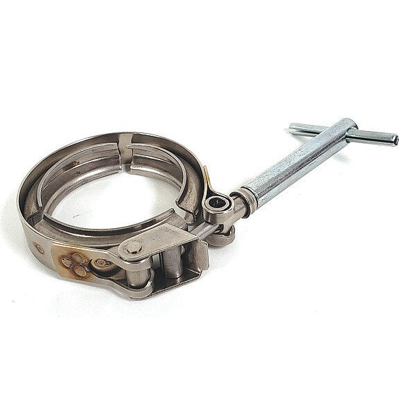 V-Band Clamp with T-Handle, 2 in. dia., SS