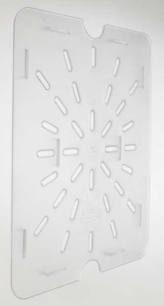 Drain Tray, Polycarbonate, Half, 10-1/4 In