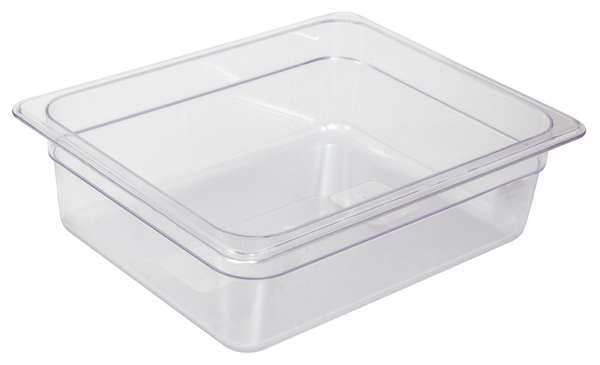 Food Pan, Polycarbonate, Half, 12-3/4 In