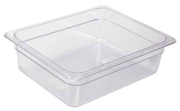 Food Pan, Polycarbonate, Half, 12-3/4 In