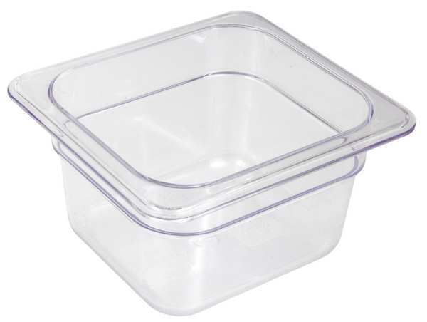 Food Pan, Polycarbonate, Sixth, 7 In