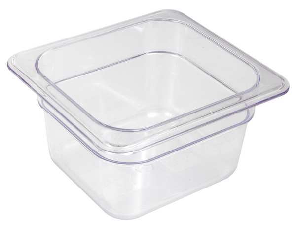 Food Pan, Polycarbonate, Sixth, 7 In