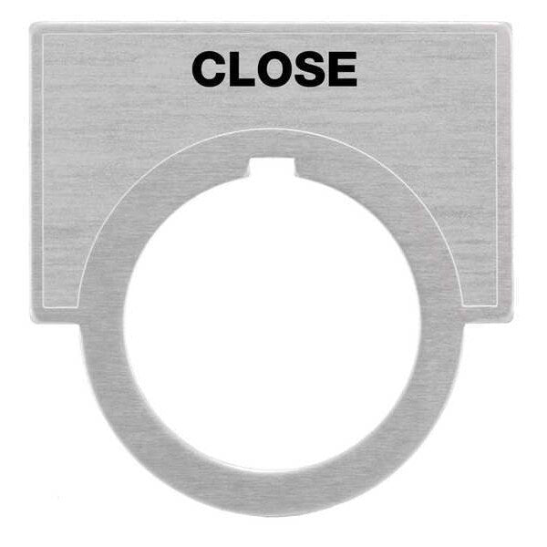 Legend Plate, Half Round, Close