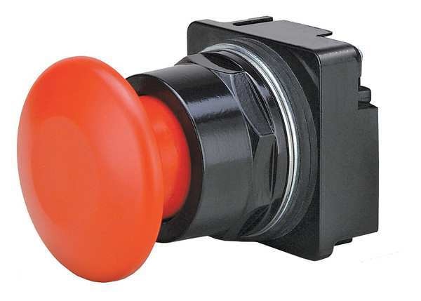 Illuminated Push Button, 30 mm, 1NO/1NC, Red