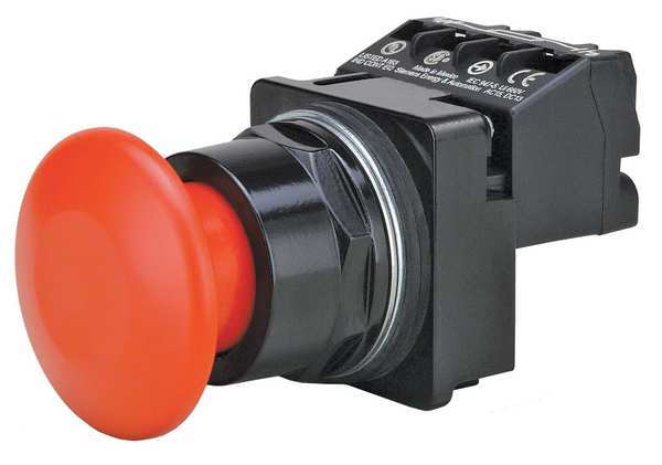Illuminated Push Button, 30 mm, 1NC/1NC, Green