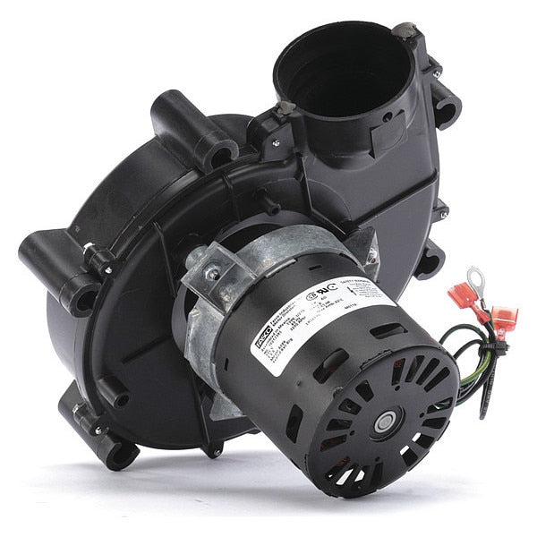 Induced Draft Furnace Blower, 115, Plastic, 7 7/8 in H.
