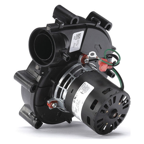 Induced Draft Furnace Blower, 115, Plastic, 7 7/8 in H.