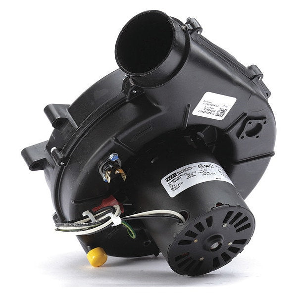 Draft Inducer Blower, 115V, Plastic, 9 7/8 in H.
