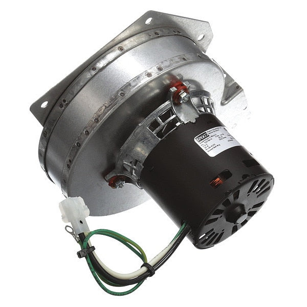 Induced Draft Furnace Blower, 115, Aluminum Steel, 7 1/2 in H.