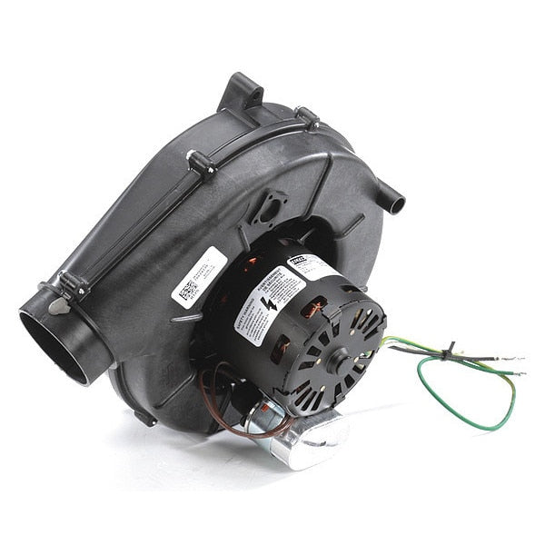Induced Draft Furnace Blower, 115, Plastic, 9 1/2 in H.
