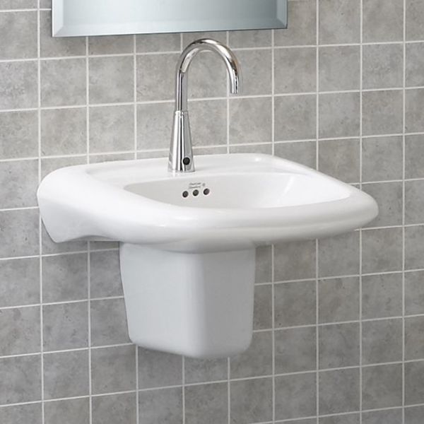 Bathroom Sink, 21-1/4 In. W, 6-1/2 In. H