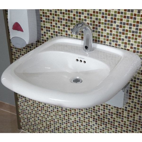 Bathroom Sink, 21-1/4 In. W, 6-1/2 In. H