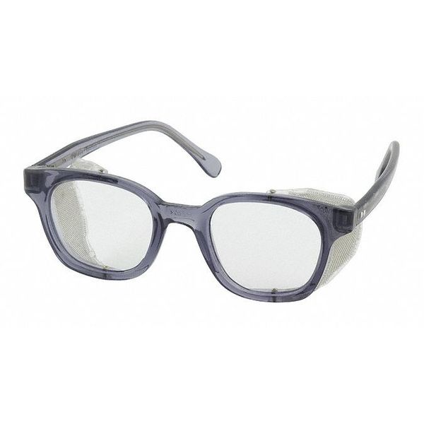 Safety Glasses, Clear Polycarbonate Lens, Anti-Fog, Scratch-Resistant