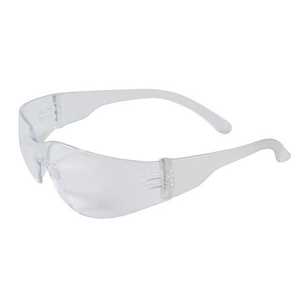 Safety Glasses, Clear Polycarbonate Lens, Scratch-Resistant