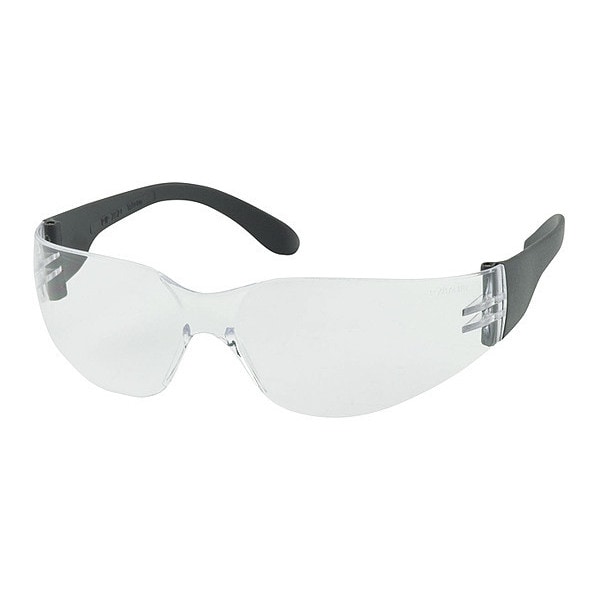 Safety Glasses, Clear Polycarbonate Lens, Scratch-Resistant