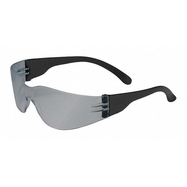 Safety Glasses, Silver Mirror Polycarbonate Lens, Scratch-Resistant