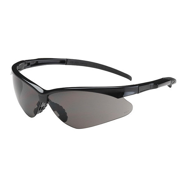Safety Glasses, Gray Polycarbonate Lens, Anti-Fog, Scratch-Resistant