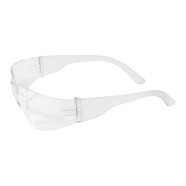 Safety Glasses, Clear Polycarbonate Lens, Uncoated