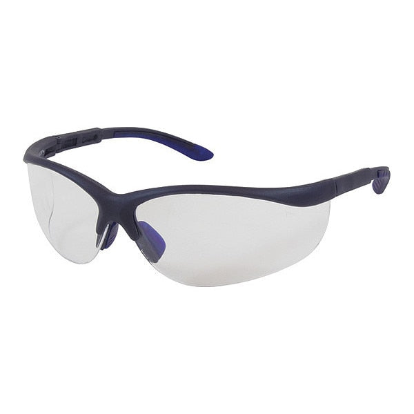 Safety Glasses, Clear Polycarbonate Lens, Anti-Fog, Scratch-Resistant
