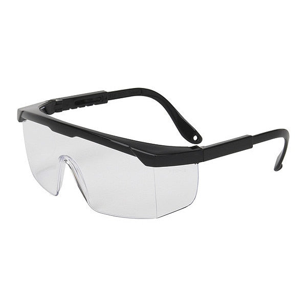 Safety Glasses, Clear Polycarbonate Lens, Uncoated