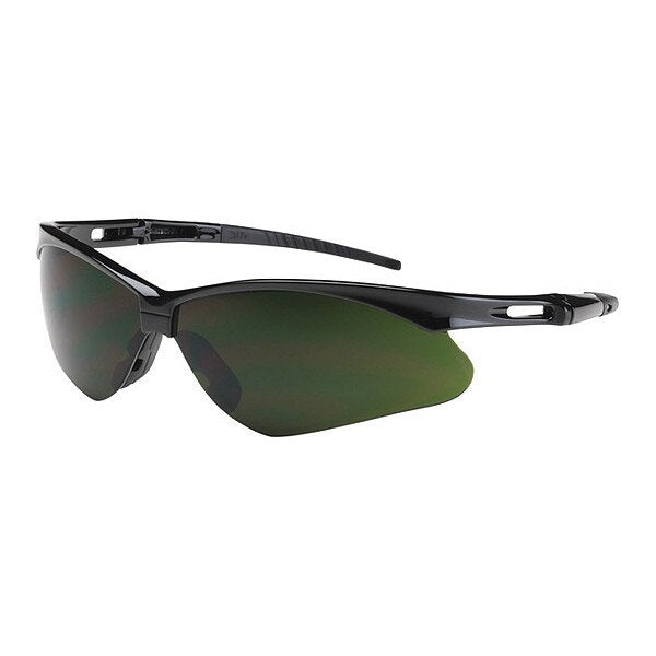 Safety Glasses, IR 5.0 Polycarbonate Lens, Scratch-Resistant