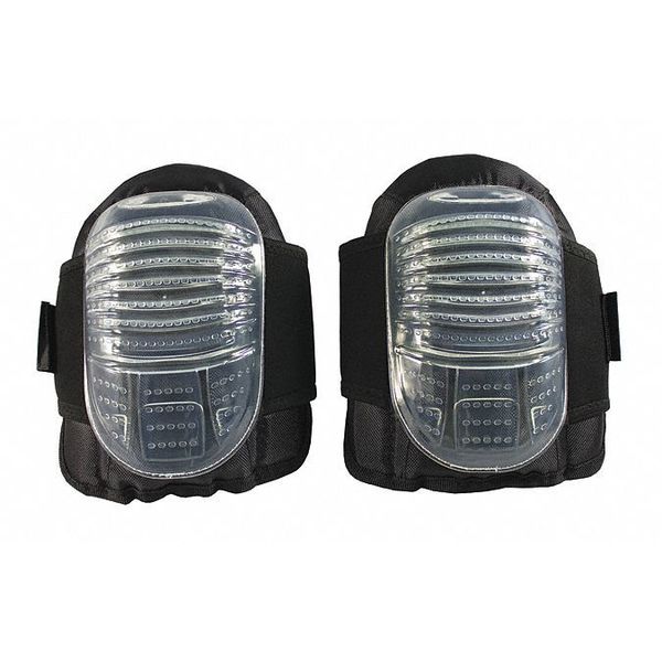 Clear Flat Cap Gel Knee Pads, PR