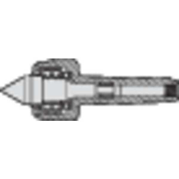 HSS Live Center, 2 MT, Standard Point