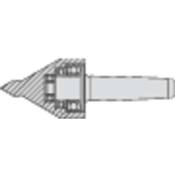HSS Live Center, 4 MT, Standard Point