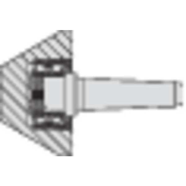 HSS Live Center, 4 MT, Bull Head