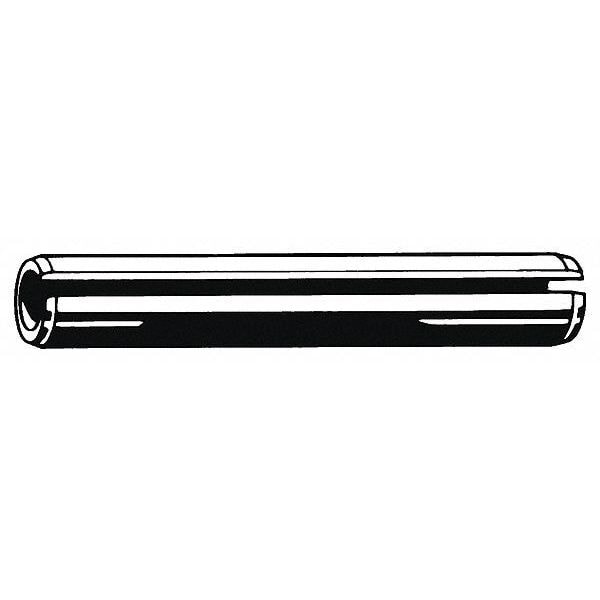 Spring Pin, Sltd, 5/32inx2in, Pln, PK50
