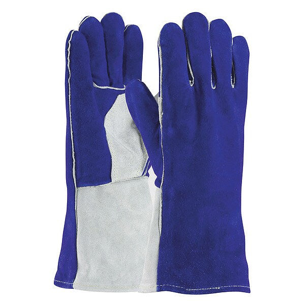 MIG/Stick Welding Gloves, Cowhide Palm, Mens, 12PK