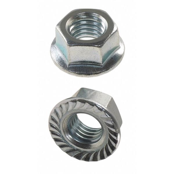 Serrated Lock Nut, 5/16