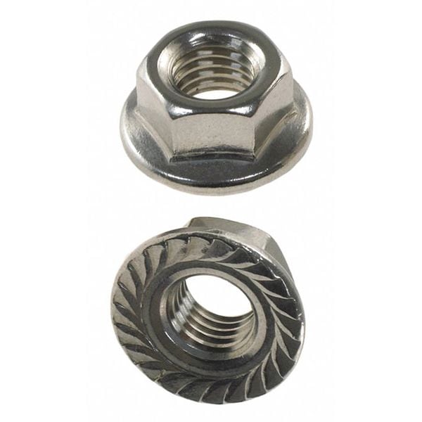 Serrated Lock Nut, 1/4