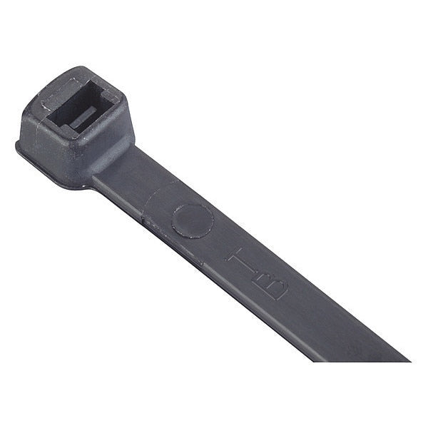 Cable Tie, 11.1in L, 50 lb., Black, PK100