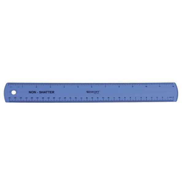 Ruler, Plastic, 12 In