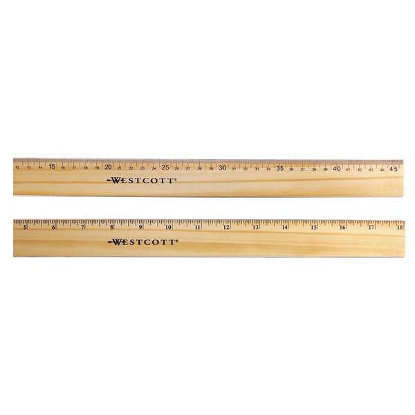 Ruler, Wood, 18 In