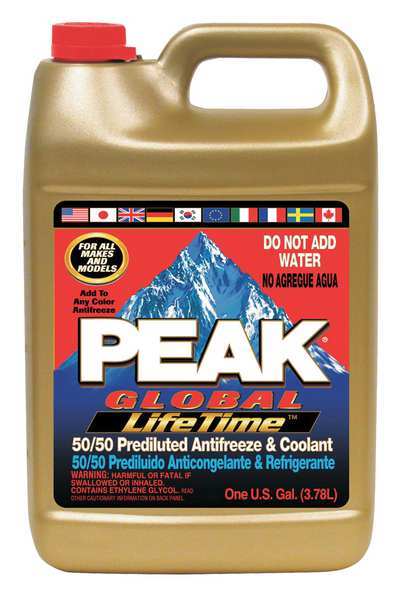 Antifreeze Coolant, 1 gal., 50/50