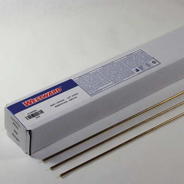 Brazing Alloy, RBCuZn-C X, 1/8 In, 10 lb.
